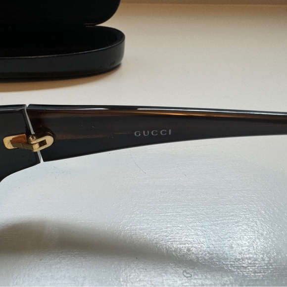 Vintage Gucci sunglasses Brown gg 2528/s ad6 - Picture 5 of 10